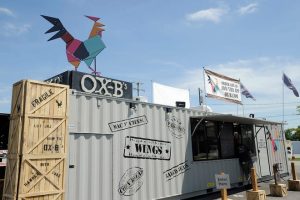 OX-B Outdoor restaurant.