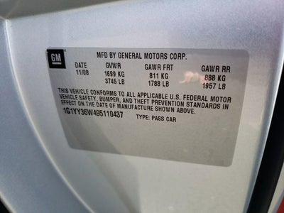 2009 Chevrolet Corvette w/3LT