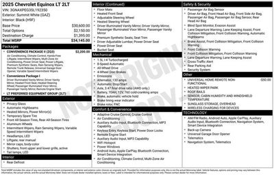 2025 Chevrolet Equinox AWD LT