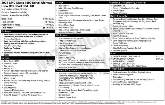 2024 GMC Sierra 1500 Denali Ultimate