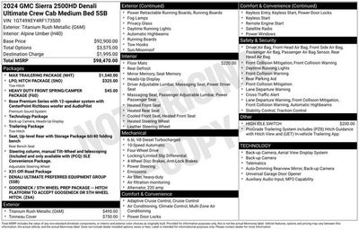 2024 GMC Sierra 2500HD Denali Ultimate