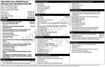 2024 GMC Sierra 2500HD Denali Ultimate