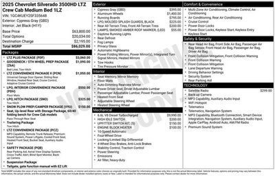 2025 Chevrolet Silverado 3500HD LTZ