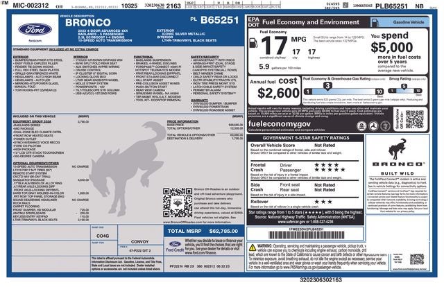 2023 Ford Bronco Badlands