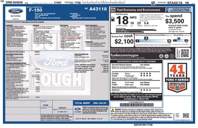 2019 Ford F-150 XLT
