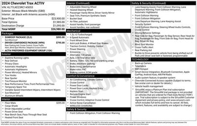 2024 Chevrolet Trax ACTIV