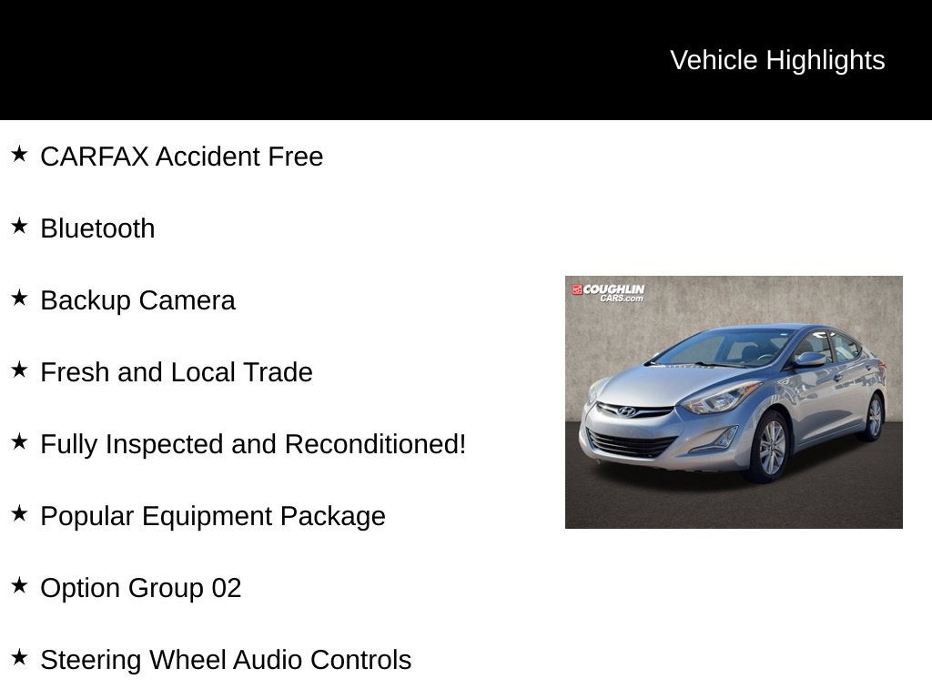2015 Hyundai Elantra SE