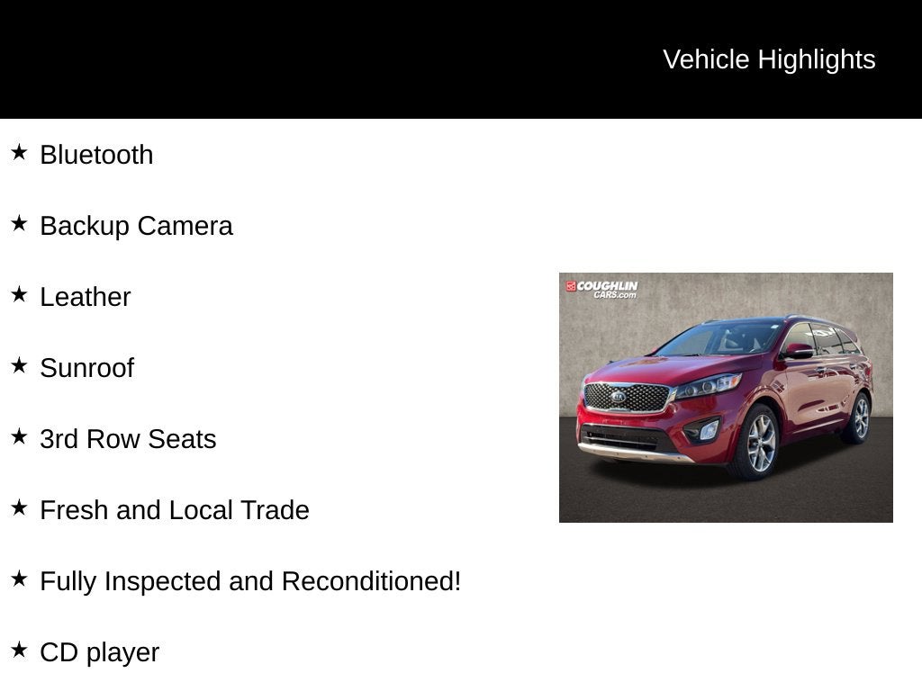 2016 Kia Sorento SX