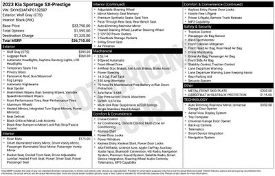2023 Kia Sportage SX-Prestige