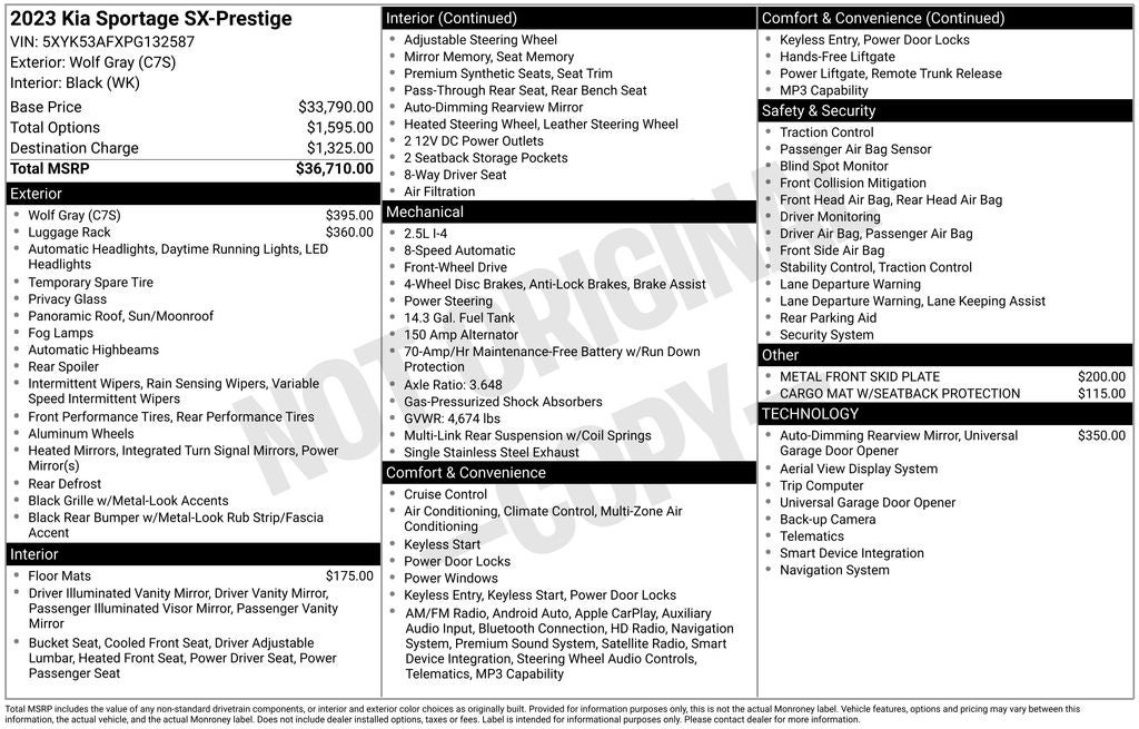 2023 Kia Sportage SX-Prestige