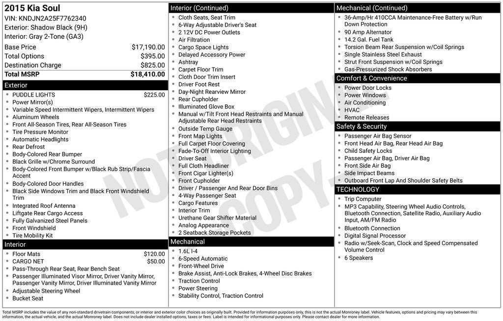 2015 Kia Soul Base