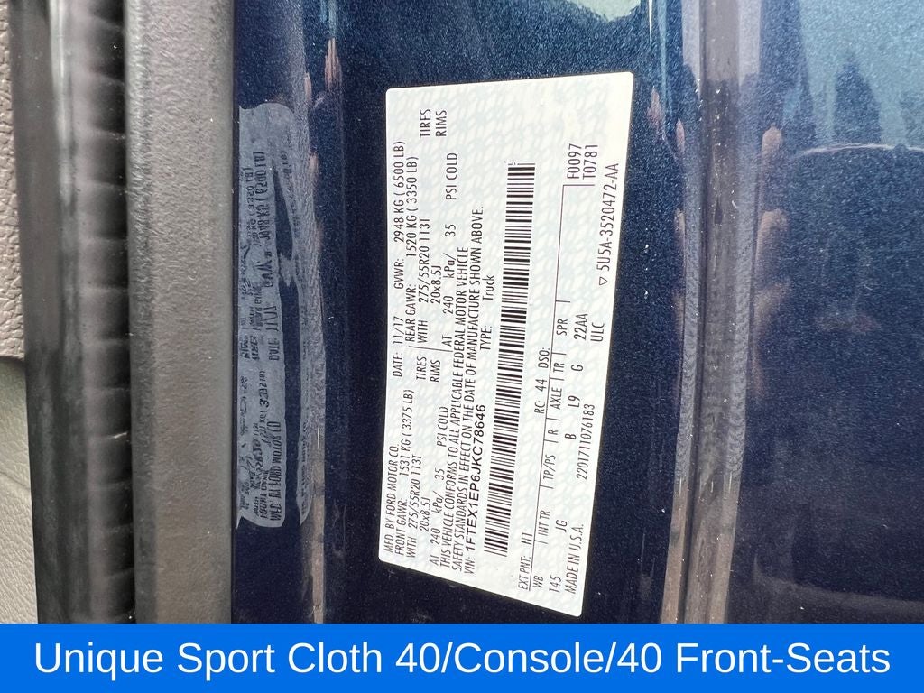 2018 Ford F-150 XL STX