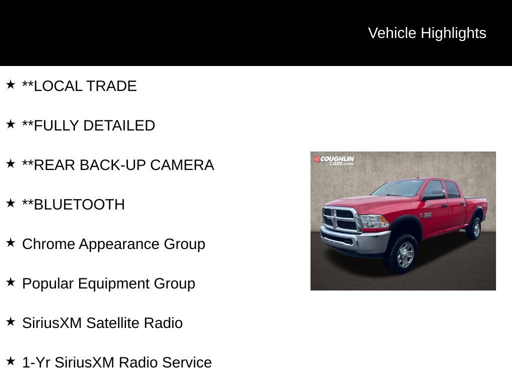 2017 RAM 2500 Tradesman