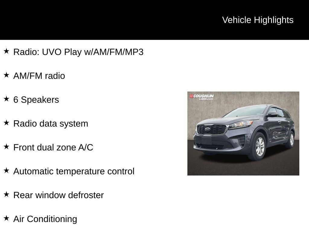 2019 Kia Sorento LX V6