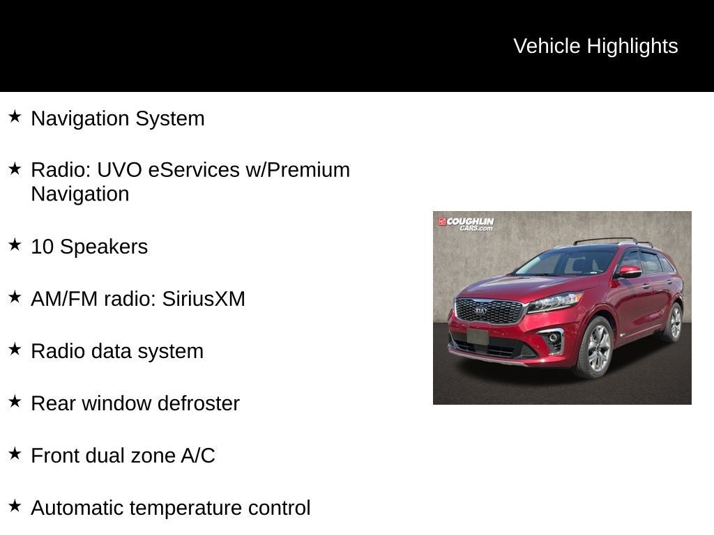 2020 Kia Sorento SX V6
