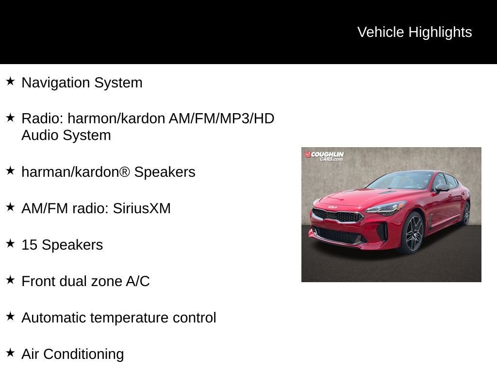 2023 Kia Stinger GT2