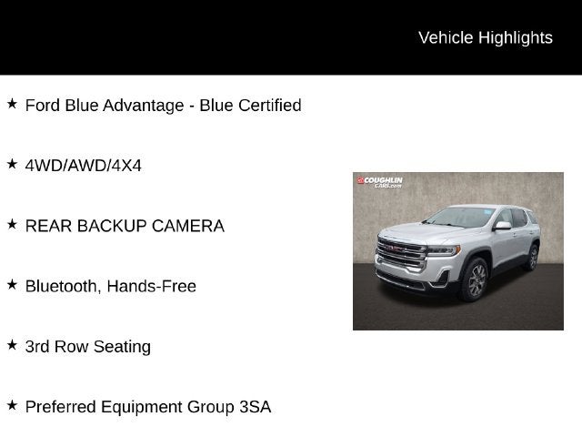 2020 GMC Acadia SLE