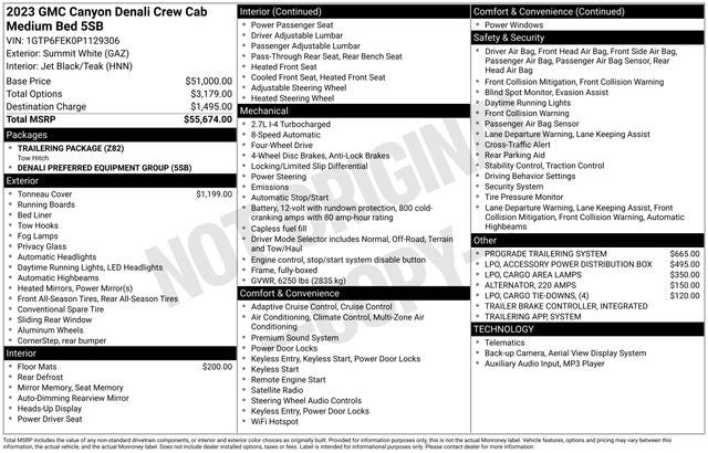 2023 GMC Canyon Denali