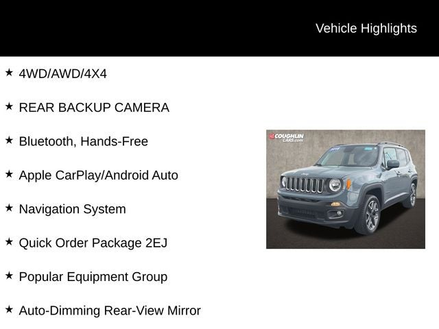 2018 Jeep Renegade Latitude