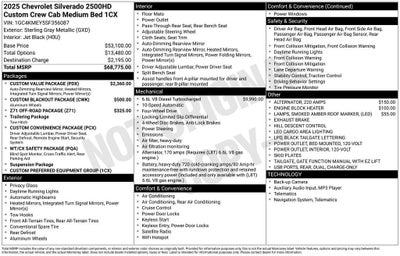 2025 Chevrolet Silverado 2500 HD Custom