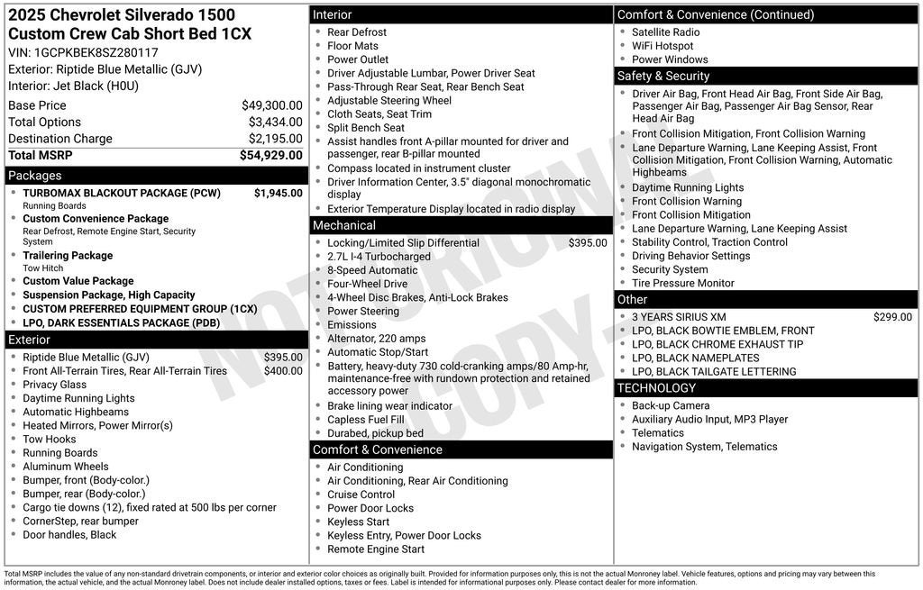 2025 Chevrolet Silverado 1500 Custom