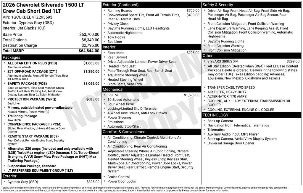 2026 Chevrolet Silverado 1500 LT