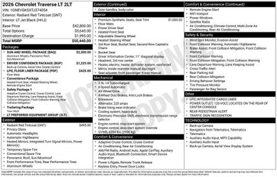 2026 Chevrolet Traverse LT