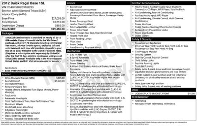 2012 Buick Regal Base