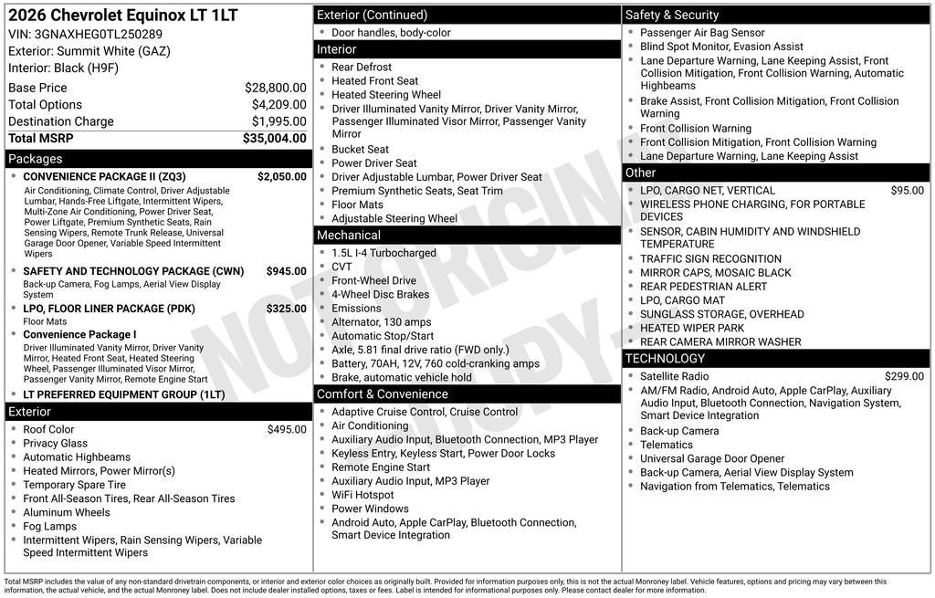 2026 Chevrolet Equinox LT