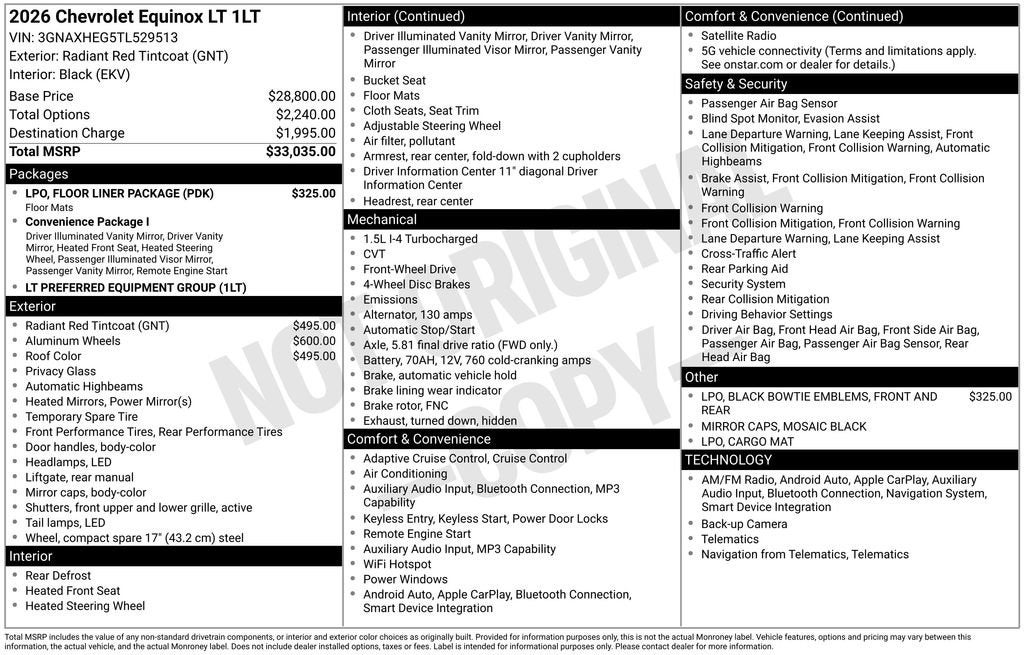 2026 Chevrolet Equinox LT