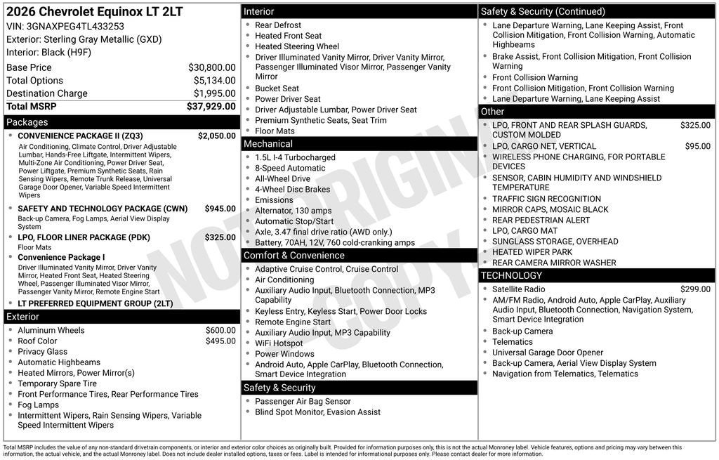 2026 Chevrolet Equinox LT