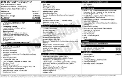 2025 Chevrolet Traverse LT