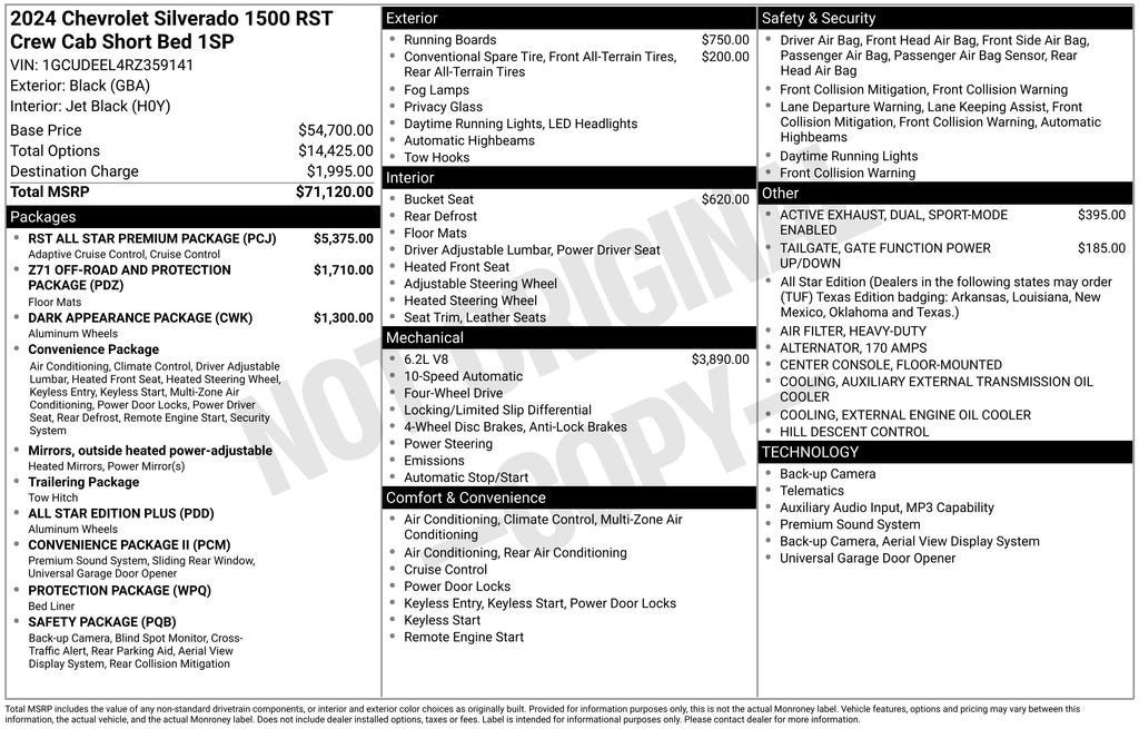 2024 Chevrolet Silverado 1500 RST