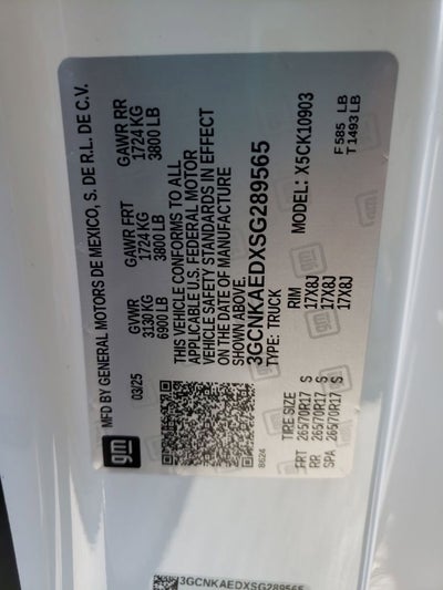 2025 Chevrolet Silverado 1500 WT