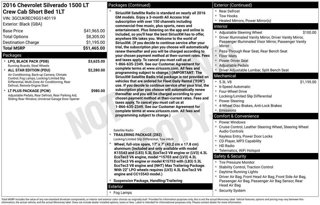 2016 Chevrolet Silverado 1500 LT