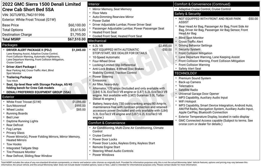 2022 GMC Sierra 1500 Limited Denali