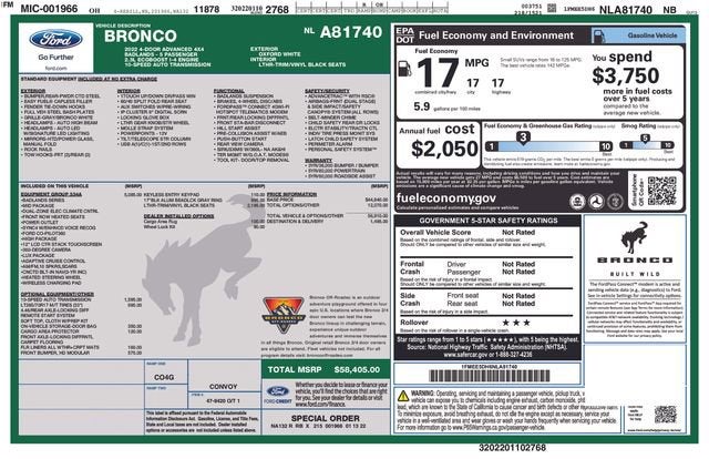 2022 Ford Bronco Base