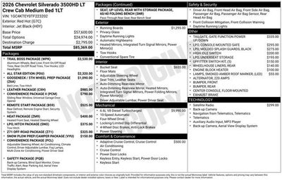 2026 Chevrolet Silverado 3500 HD LT