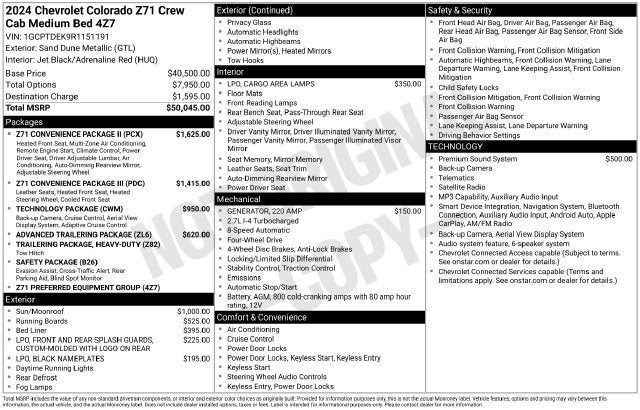 2024 Chevrolet Colorado Z71
